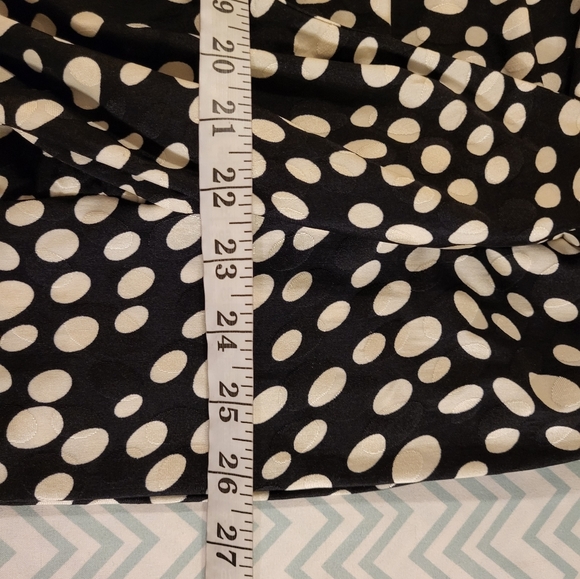 Jones New York Polkadot Wrap Top Blouse - Picture 9 of 11